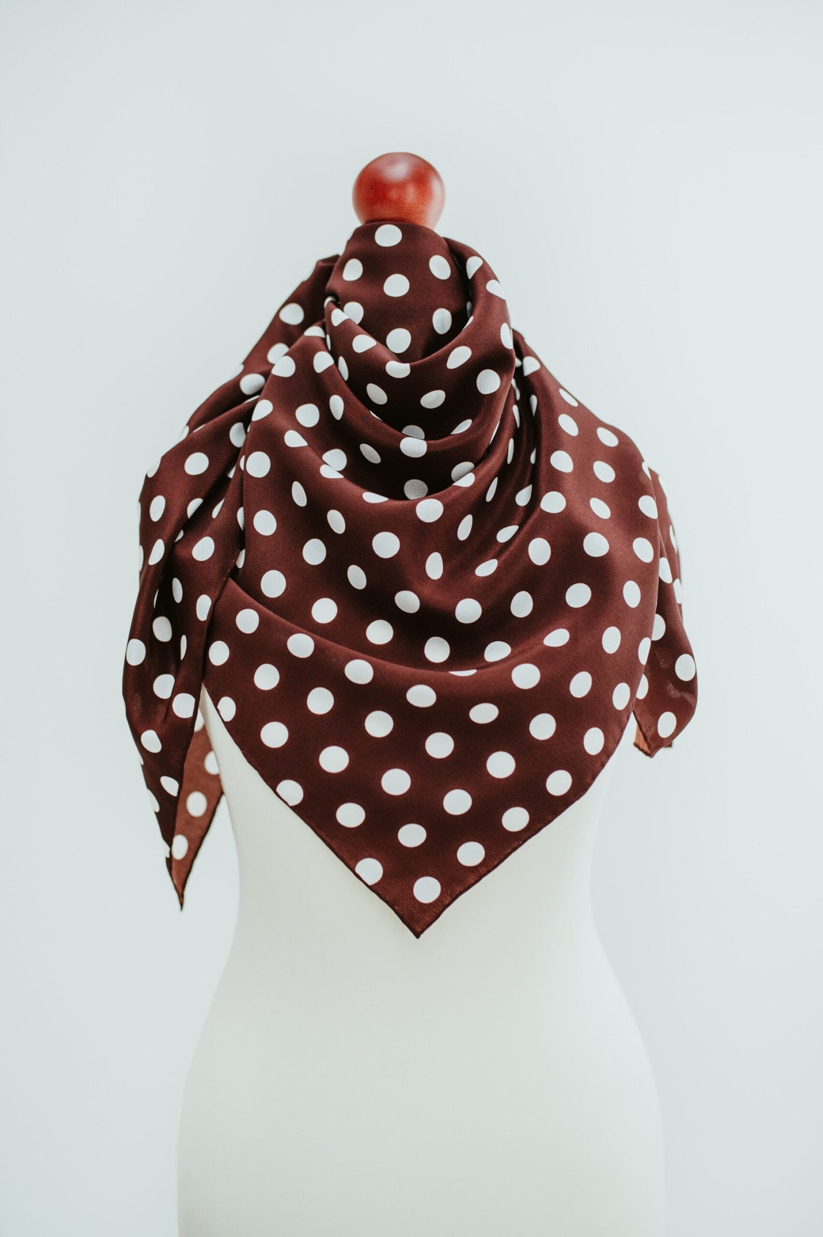 Mulberry Silk Scarf – Love affair with polka dot
